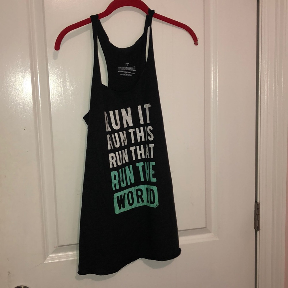 Ladies workout tank top